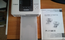 Компактный цветной фото принтер CANON SELPHY CP730