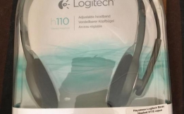 Наушники Logitech Stereo Headset H110 ceрый